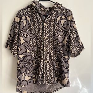 Urban Outfitter terrycloth button up